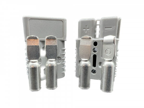 Batterie Stecker 175A 35 mm2 grau Set Steckverbinder für Gabelstapler Kabel