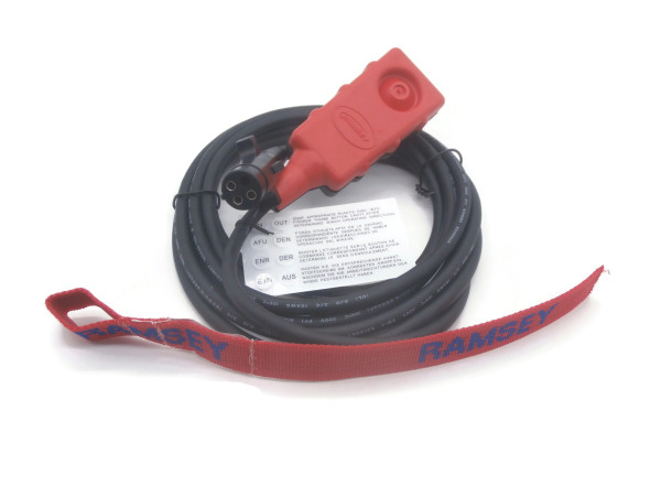 Kabelfernbedienung 251110 und Hakenband für elektrische Seilwinden