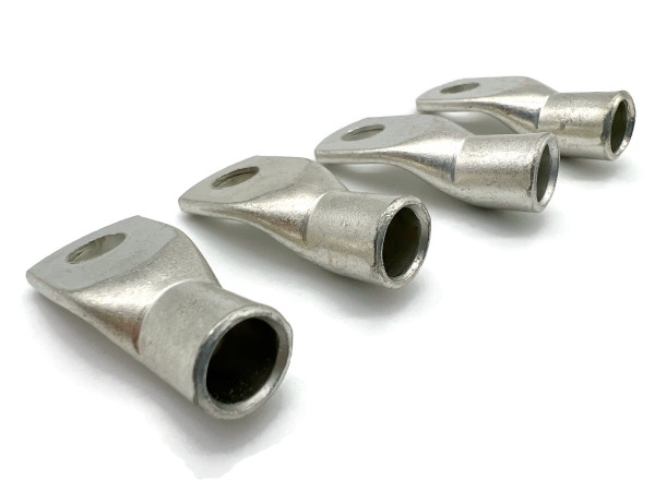 eXODA Kabelschuh 25mm2 M6 4x für Batteriekabel geeignet für 25 mm² Kabelquerschnitt mit 6 mm Schraubenöffnung ideal für Kupferkabelgeflecht mit 5,6 mm Durchmesser