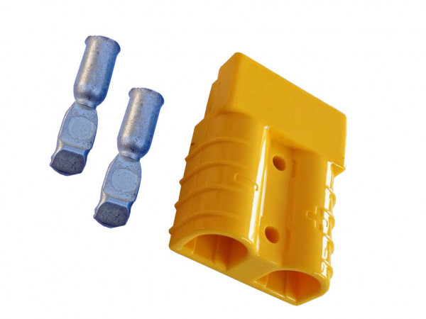 Batterie Stecker 50A 4-6 mm2 gelb Steckverbinder für Gabelstapler Kabel