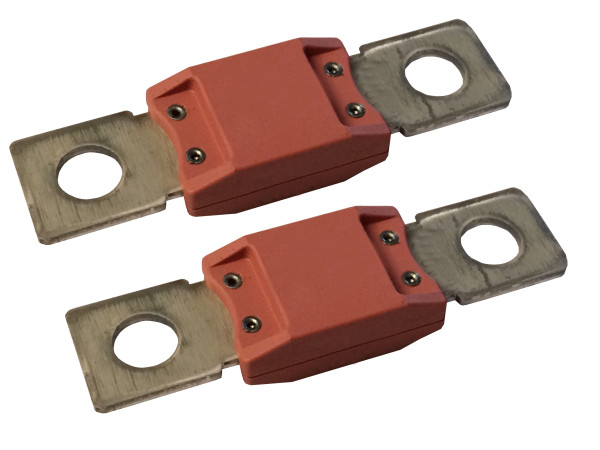 eXODA 2x Starkstrom-Sicherung 250A für Big Fuse Schmelzsicherung