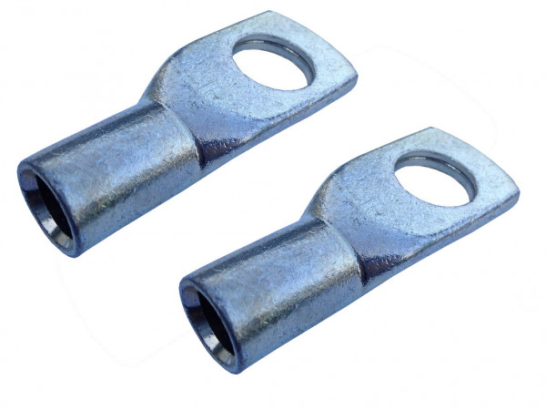 Kabelschuh 25mm2 M4 2x Ringöse Pressöse für Batteriekabel Quetschkabelschuhe