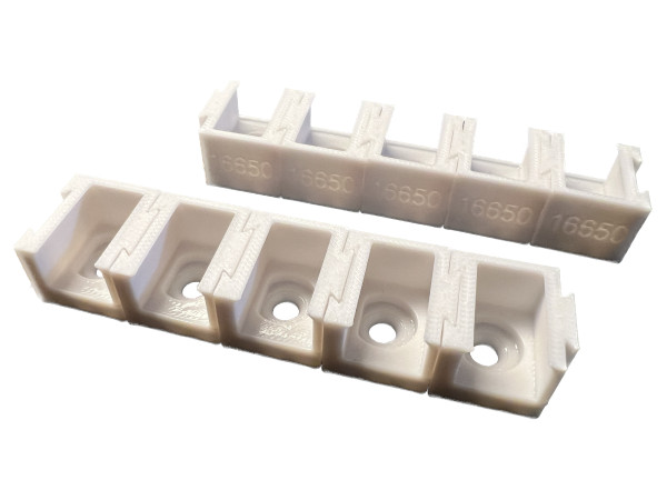 eXODA 10x Halterung für 2er Wago Klemmen Typ 221-412 Befestigungsadapter Weiß Steckbar für 3-polige und 5-polige Halter max 4mm2 Kabel zuverlässige Montagequalität