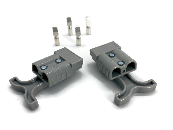 Batterie Stecker 50A im Set mit Griff und 4-6 mm2 Kontakten