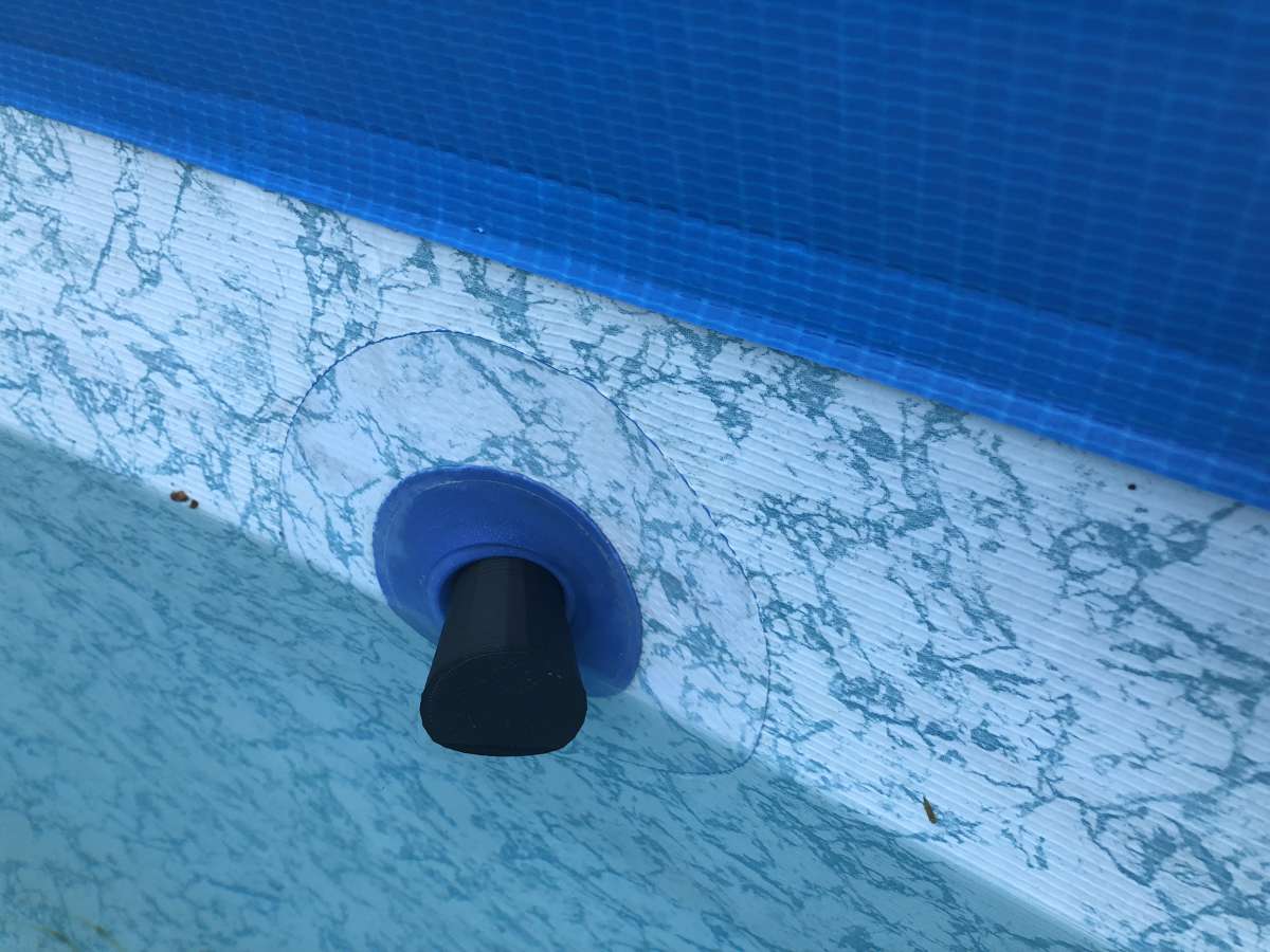 6x Pool Stöpsel Für Aufstellpools - Gummi Stopfen Für Intex Pools