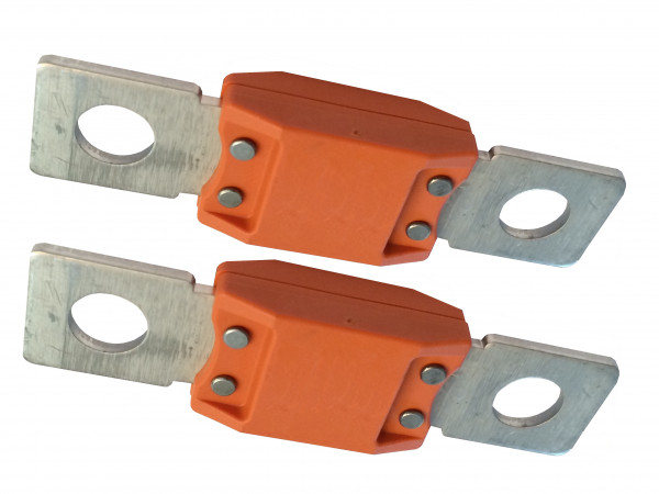 Starkstrom-Sicherung 2x 150A für eXODA Big Fuse Schmelzsicherung Orange