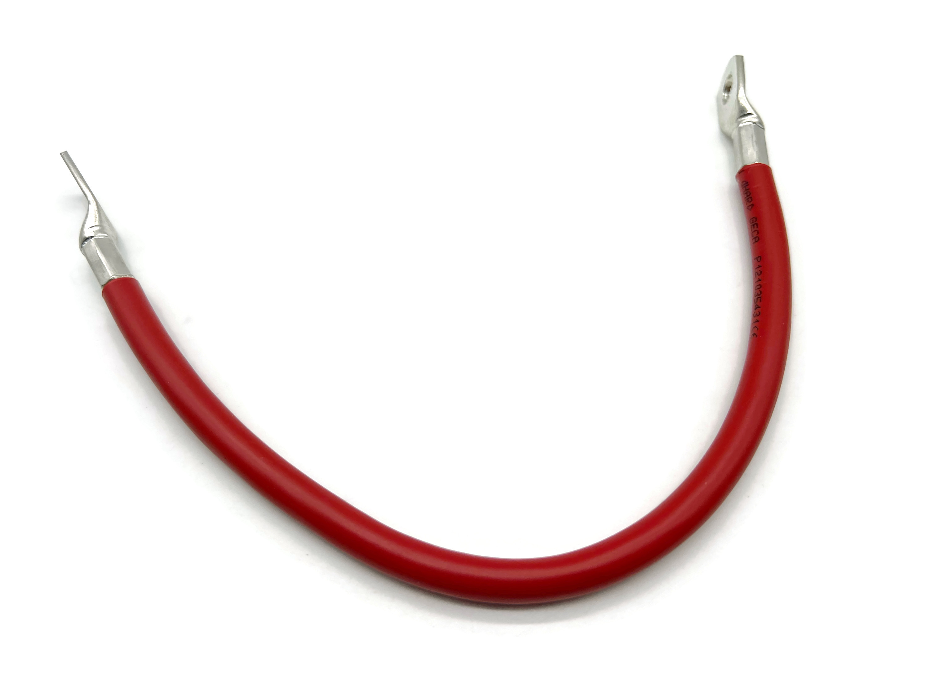 Batteriekabel 25 mm² 30cm Kabelschuhe M8 und M10 Rot