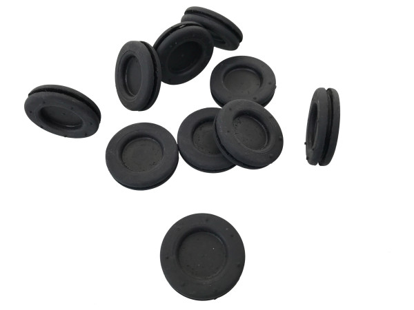 eXODA Kabeltülle geschlossen Gummi Kabeldurchführung 16mm 10 Stück