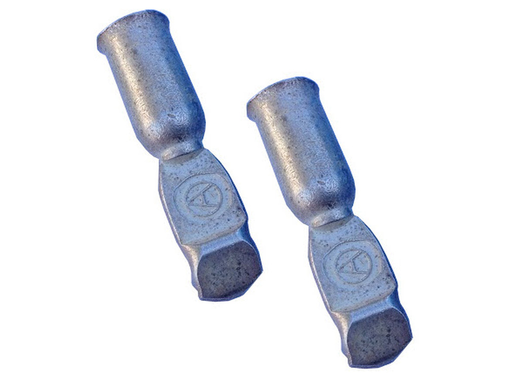 Batterie Stecker 175A 35 mm2 blau Set Steckverbinder für Gabelstapler Kabel 
