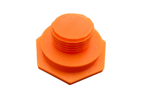 LPG Tankdeckel mit M22 Gewinde DISH Autogas Tankverschluss Orange