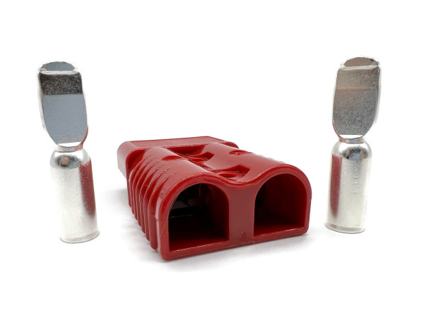 Batterie Stecker 175A 35 mm2 rot Steckverbinder für Gabelstapler Kabel