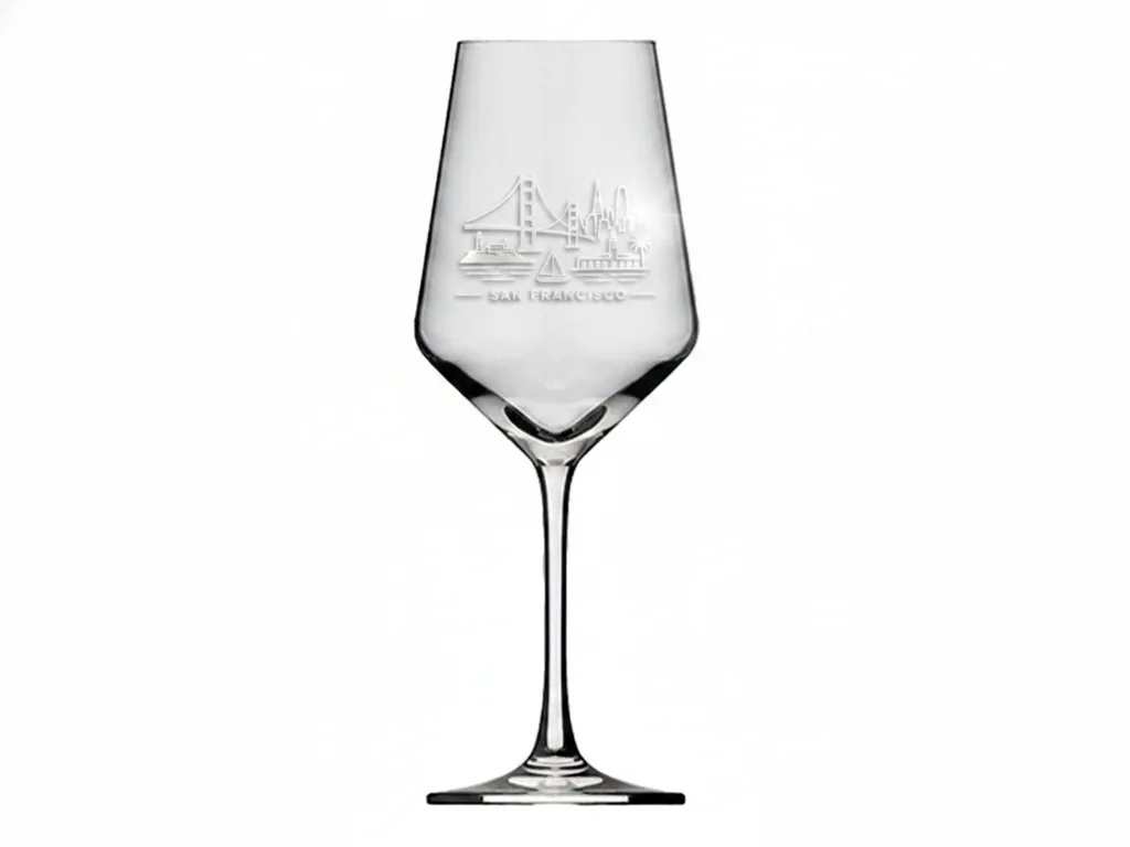 Weinglas Gravur SAN FRANCISCO 350ml spülmaschinenfest robust und praktisch