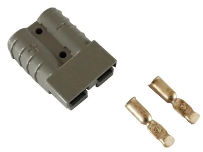 Batteriestecker 175A 25 mm² grau  Steckverbinder für Gabelstapler Kabel