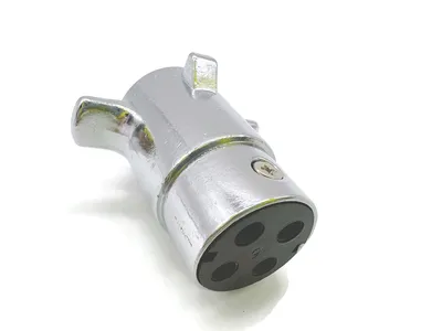 1x Stecker für Steck-Verbindung 4polig Wohnwagen Seilwinde Fernbedienung 2 cm