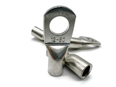eXODA Kabelschuh 50mm2 M12 4x für Batteriekabel ideal für Kupferkabelgeflecht 8mm