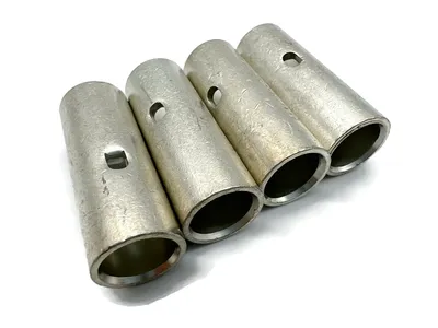 Stoßverbinder 70mm2 4 Stk Pressverbinder für Batteriekabel aus verzinntem Kupfer