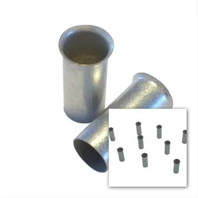 50x Aderendhülse 10mm 15mm Endklemmen für Batteriekabel optimale Passgenauigkeit