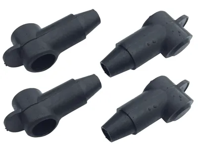eXODA 4x Polschutzkappe Kabel 16-50 mm² Kopfdurchmesser 14mm temperaturbeständig