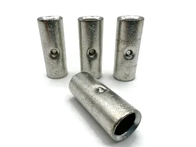 4x Stossverbinder 35mm² für Batteriekabel zum verpressen löten hochleitfähig