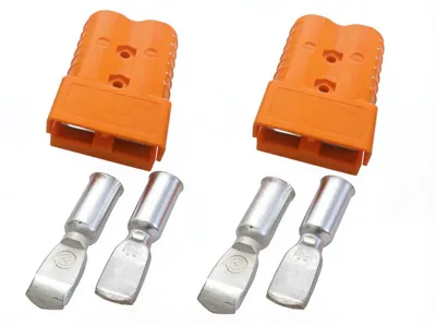 Batteriestecker 350A 120 mm2 orange Set Steckverbinder