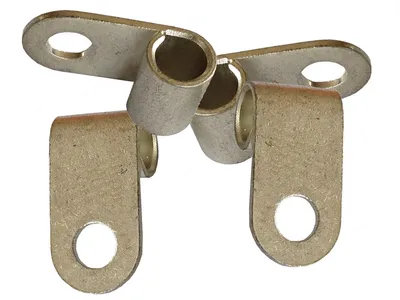 Fahnenkabelschuh 16 bis 25 mm² M6 4x Pressöse Kabelschuh Ringöse für Batteriekabel 