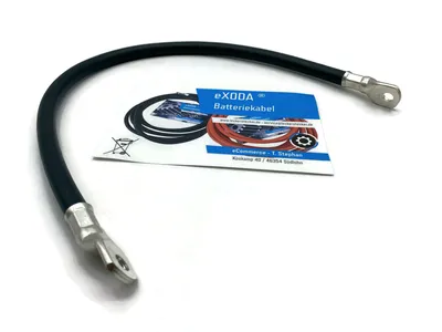 Batteriekabel 50 mm² 50cm M8 Schwarz bis 8064 Watt flexibel hochwertig robust