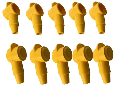 Polschutzkappe 10x Isolierkappe Gelb für Kabel 16-50 mm² Kopfdurchmesser 18mm
