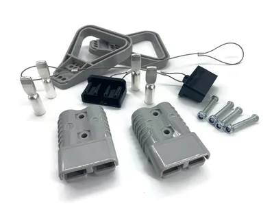 Batteriestecker 175A 35 mm2 grau Vollset Steckverbinder