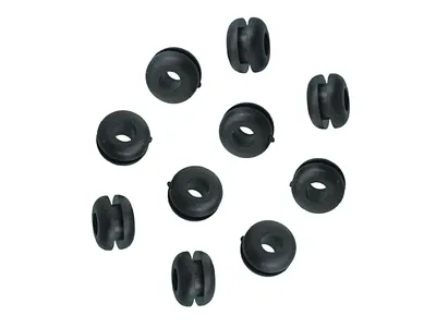 Kabeltülle 3mm offen Gummi Kabeldurchführung 10 Stück hitzebeständig flexibel