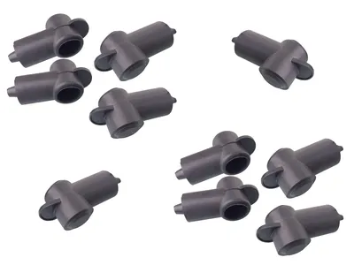 20x Polschutzkappe für Kabel 1,5 bis 10 mm² Kopf 14mm aus temperaturbeständigem Vinyl