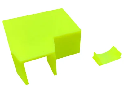 Batterie Polschutzkappe 10 bis 200 mm Breite 52mm Universal Pluspol Gelb