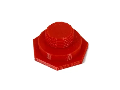 LPG Tankdeckel M22 Gewinde DISH Autogas Tankverschluss Rot