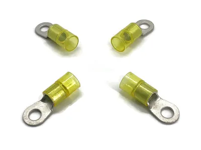 eXODA Kabelschuhe 16mm2 bis 25mm2 M8 isoliert 4x Ringösen für sichere Verbindungen