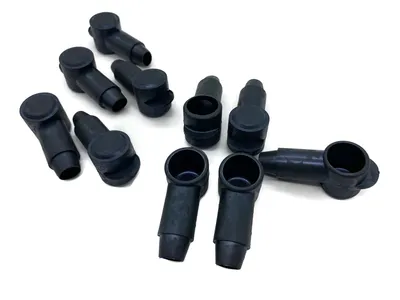 10x Polschutzkappe für Kabel 35-50-70-95 mm² 22mm Schwarz konische Kabeldurchführung