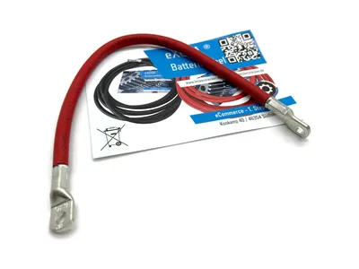 eXODA Batteriekabel 25 mm² 30cm Rot flexibel hochwertig für Auto Boot Motorrad 99 9 % Kupfer