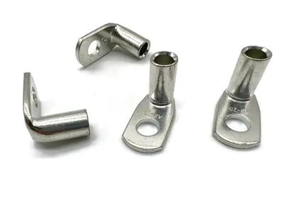 eXODA Kabelschuh gewinkelt 4x 25 mm² M8 für 25 mm² Kupferkabelgeflecht