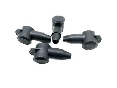 eXODA Polschutzkappe 4x schwarz für Kabel 16 25 35 50 mm² bis 105°C aus Vinyl