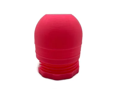 Abdeckung für Anhängerkupplung Kappe Pink mit Schraubgewinde