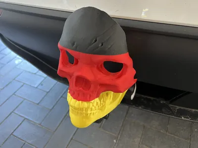 Abdeckung für Anhängerkupplung Kappe Totenkopf Schädel mit Schraubgewinde