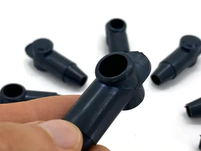 10x Polschutzkappe für Kabel 35 bis 95 mm2 Kopf 20mm Schwarz