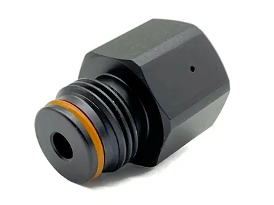CO2 Zylinder auf Paintball Adapter TR21-4 0.825-14 aus Aluminium für einfachen Wechsel während des Spiels