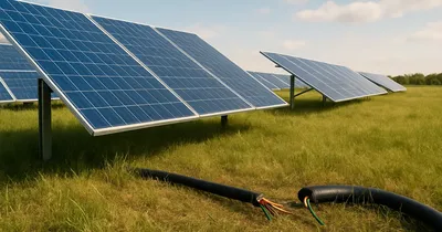 Zunehmende Diebstähle von Solarkabeln in Deutschland